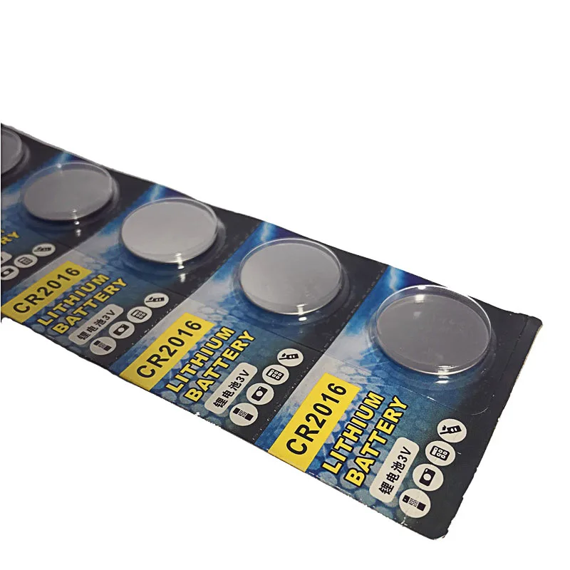 Литий ионные кнопочные монетные батарейки CR2016 3 в 5 шт. модель LM2016 BR2016 DL2016 для