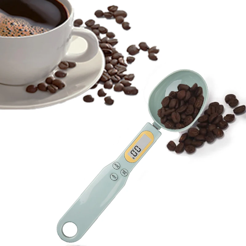 

Digital LCD Measuring Spoons 500g/0.1g Kitchen Coffee Sugar Gram Scale Spoon Electronic Spoon Weight Scale Baking Accessories