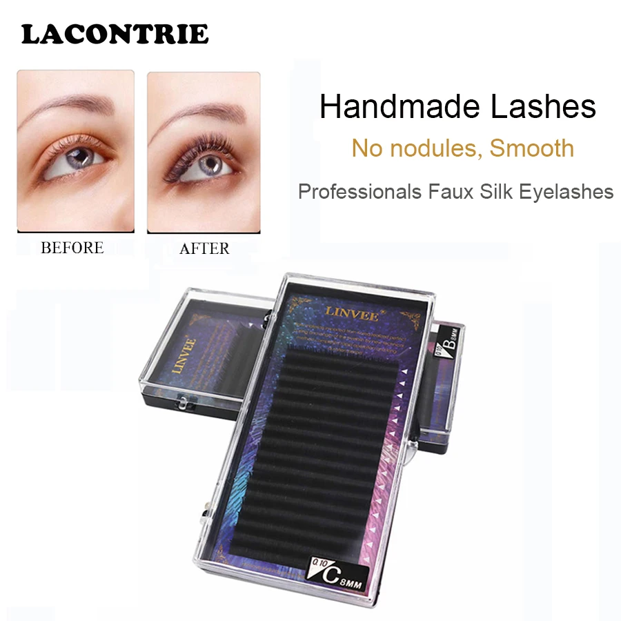 16 рядов/коробка JBCD локон натуральная синтетическая норка Премиум мягкий