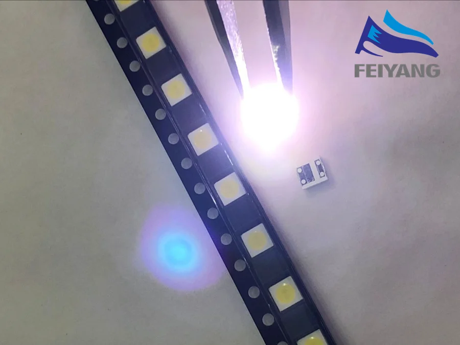 Для SHARP светодиодный ЖК-дисплей Подсветка ТВ Применение Светодиодный 1 Вт 6В 3535 3537