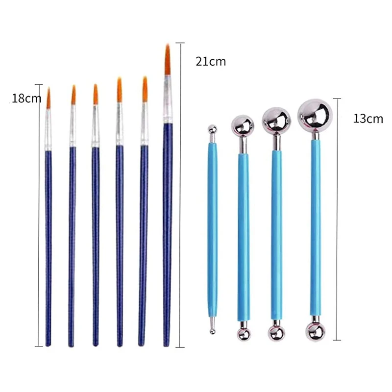 20 шт Мандала пунктирные Инструменты Набор мандалы живописи нажмите с силой так