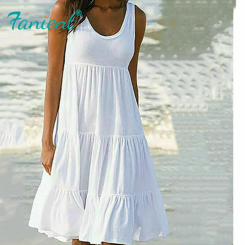 Женское пляжное платье ярких цветов Элегантное летнее сексуальное