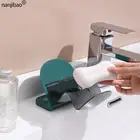 Креативная коробка Nanjibao для мыла на присоске, без перфорации, держатель для мыла, дренажный ящик для мыла, домашний декор, аксессуары для ванной комнаты