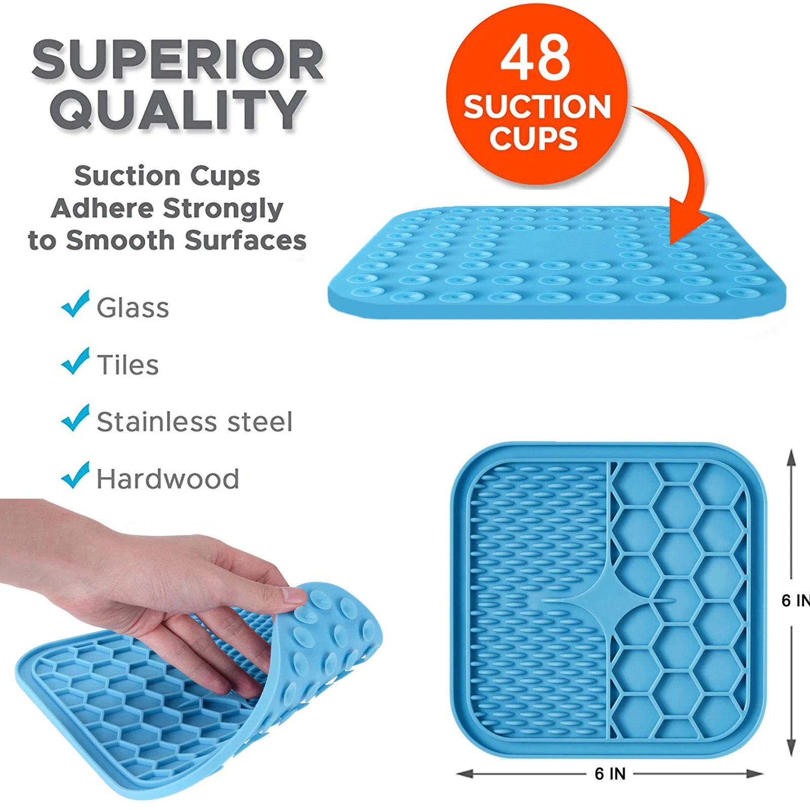 

Slow Feeder Dog Bowls Pet Licking Mat Slow Feeder and Promote Health & Homemade Pet Supplies For Dog ALI88
