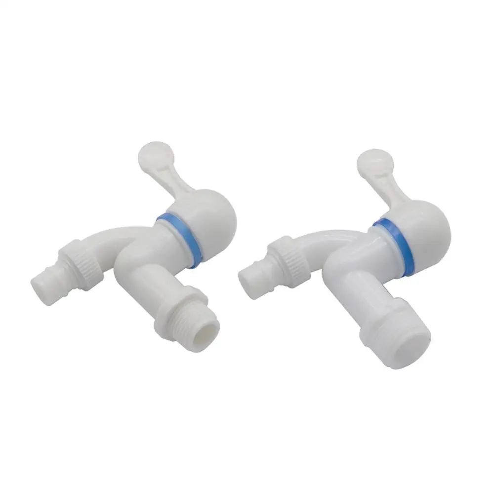 Пластиковый резьбовой смеситель 3/4 &quot1/2&quot Мужской диаметр отверстия 15 мм