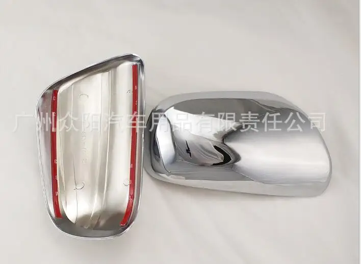 2 шт. хромированный зеркальный чехол из АБС пластика для Toyota Yaris 2003 2006 Wish 2007 Prius