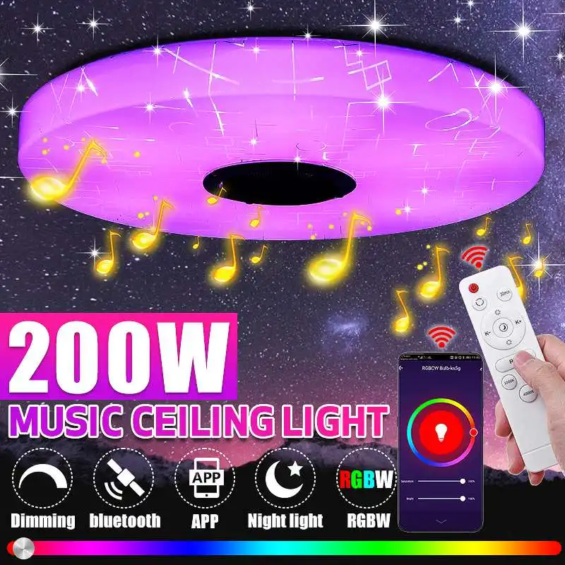 200 Вт современный RGB светодиодный потолочный светильник домашнее освещение
