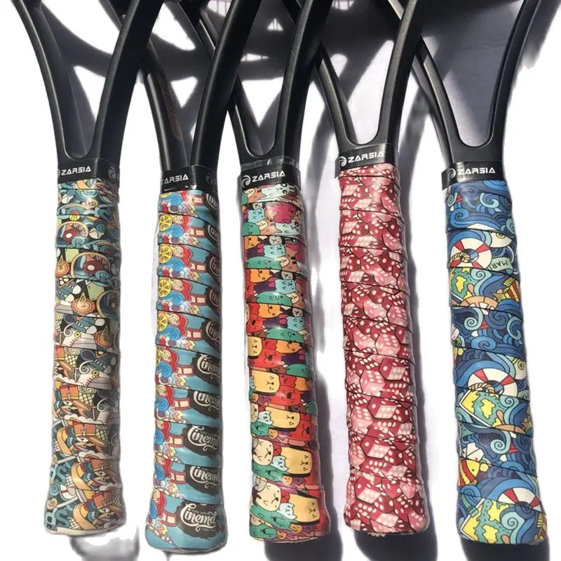 2 шт. ZARSIA 2021 новые теннисные накладки с принтом противоскользящие для бадминтона