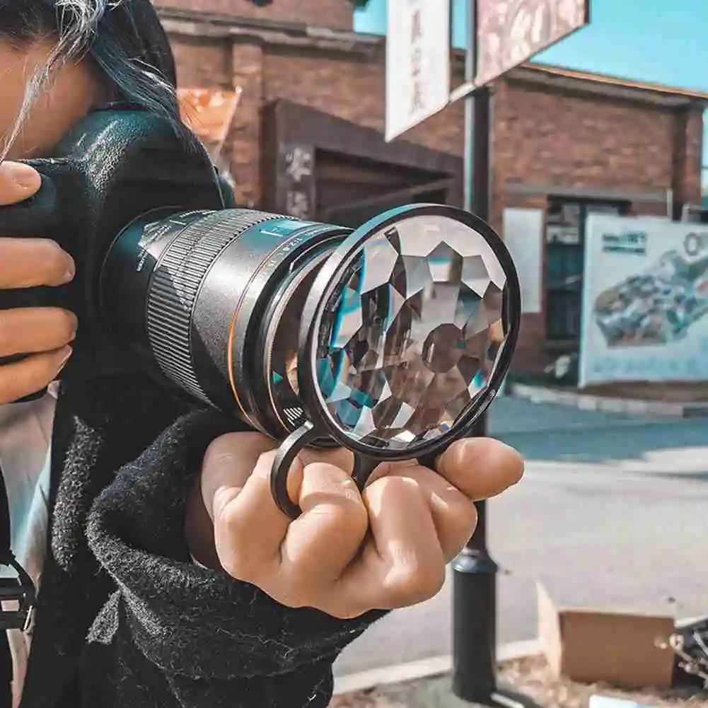 Ручной фильтр калейдоскопа для камеры стеклянный SLR аксессуары объектив с
