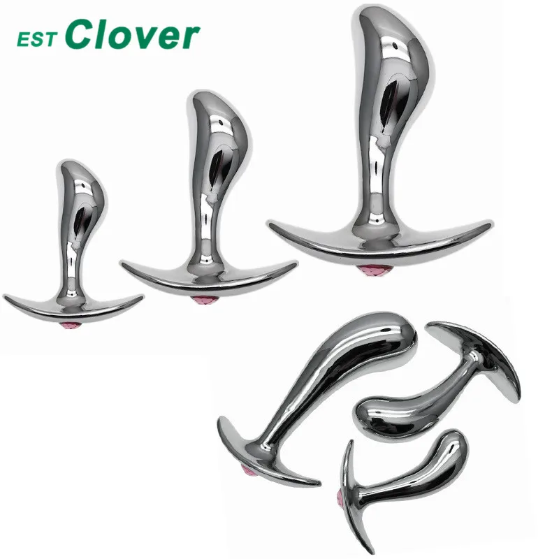 Металлическая Анальная пробка Анальный фаллоимитатор анальная мастурбация