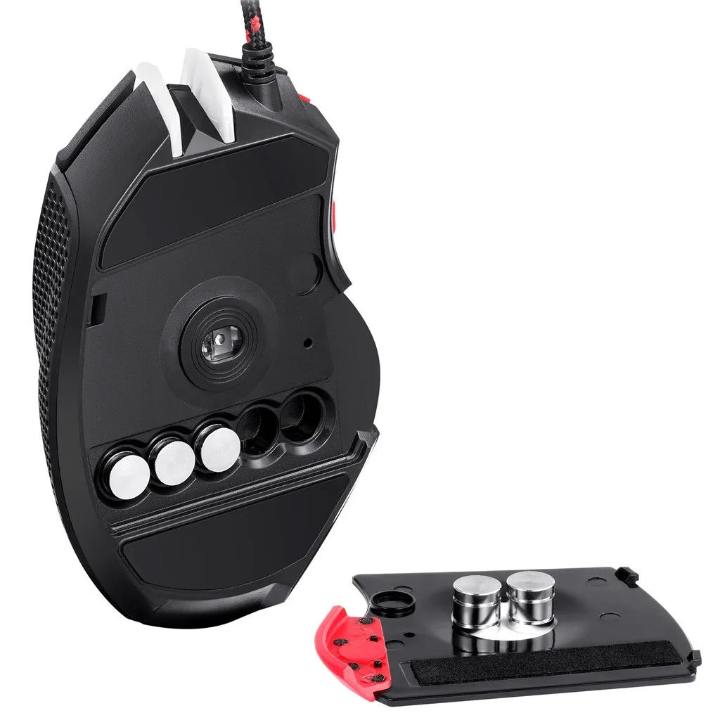 MOTOSPEED V18 4000 DPI 9 Кнопок Проводная программируемая игровая мышь оптическая Прямая