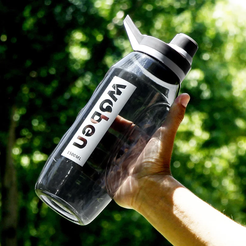 Спортивная бутылка для воды 1000 мл 1500ML Протеин шейкер путешествий на открытом
