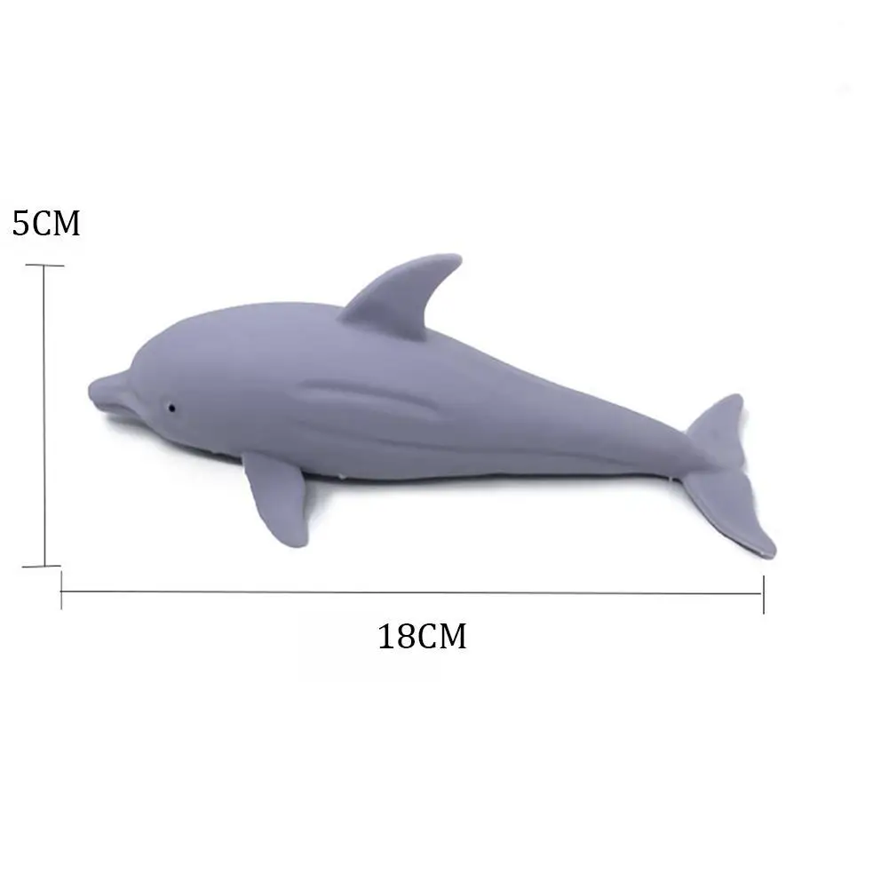 

Toys For Boys Dolphin Toys Hotsale Kawaii Small Animal Pinch Squeaky Colorful Ball Toys Vent Children's Random Decompression