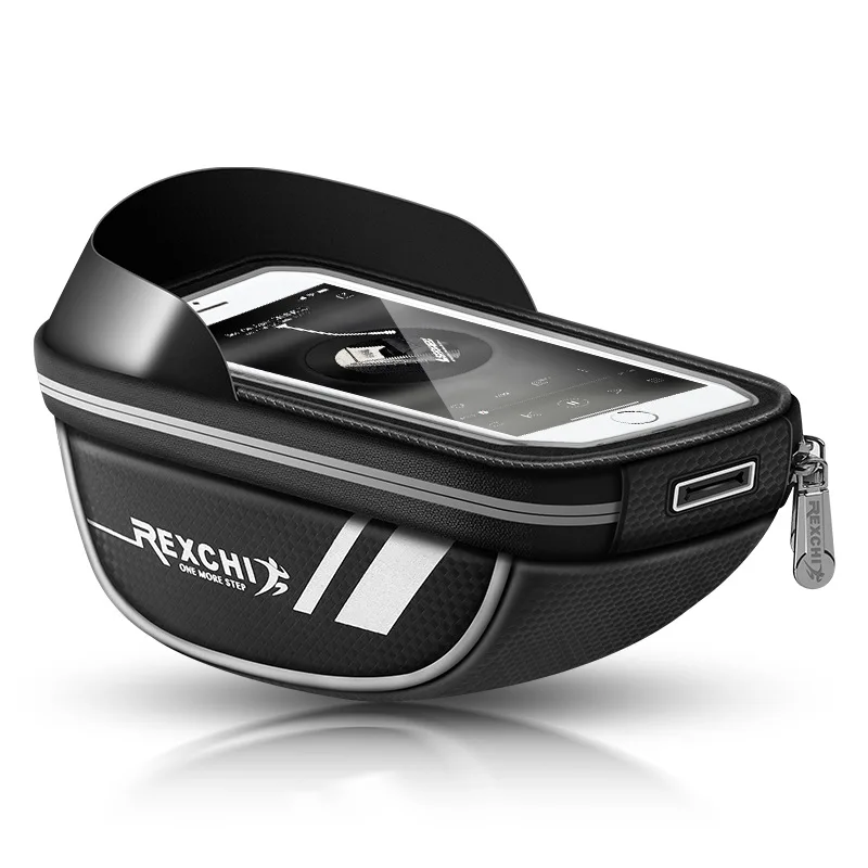 

7.0 Inch Touch Screen Bicycle Bag MTB Road Bike Head Tube Bags Bicycle Handlebar Cell Mobile Phone Bag Cycling Accessories