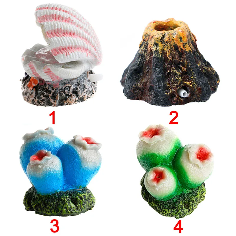 Аксессуары из искусственного коралла для жемчуг аквариумный воздушный пузырь