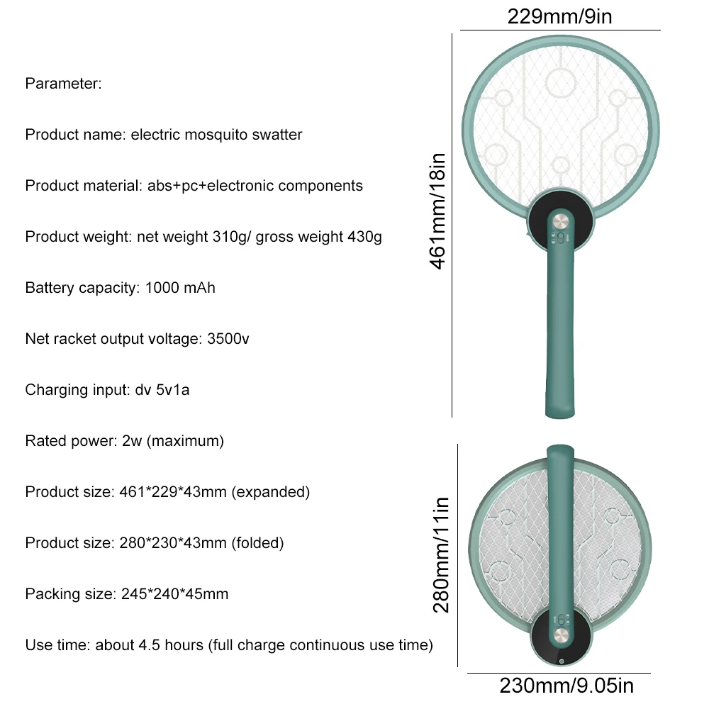 

Electric USB Mosquito Killer Lamp Insect Killer Bug Zapper Anti Mosquito Trap Fly Repellent Lamp 3500V Electric Shock