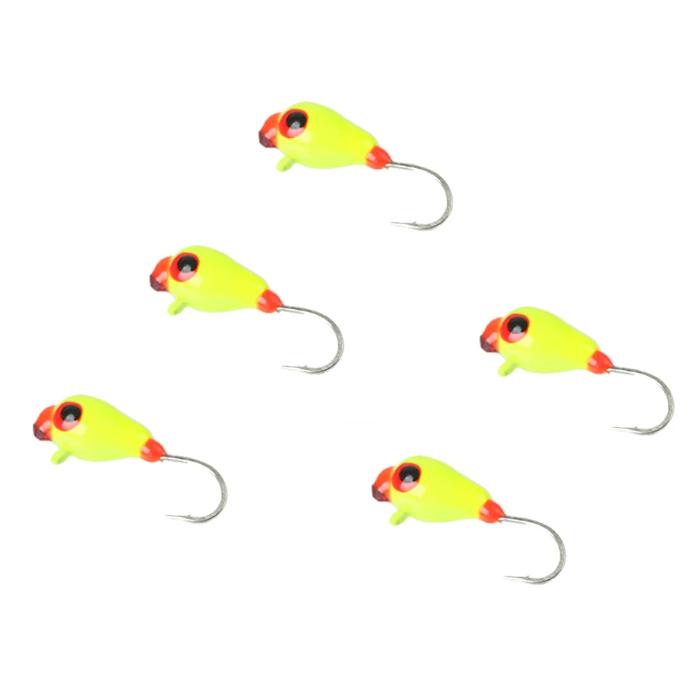 5pc Ice jig 011 eye Maximumcatch 0,42 г-1,90 г вольфрамовый джиг для подледной рыбалки 11 мм-17 мм приманка для подледной рыбалки 16#14#12# японский крючок для зимней рыбалки - Цвет: 5pc Ice jig 011 eye