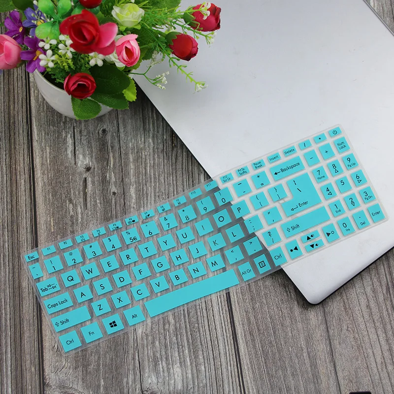 whiteblue Ноутбук Тетрадь клавиатура кожного покрова для acer Aspire 5 A515-52 A515-52G A515-52K A515-52KG a515-53g a515-54 a515-54g 15,6'' - Цвет: whiteblue