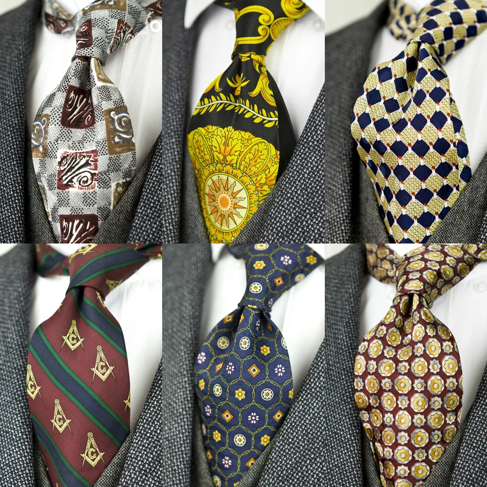 Мужской галстук с винтажным рисунком 10 см|mens ties|mens ties necktiestie neckties |