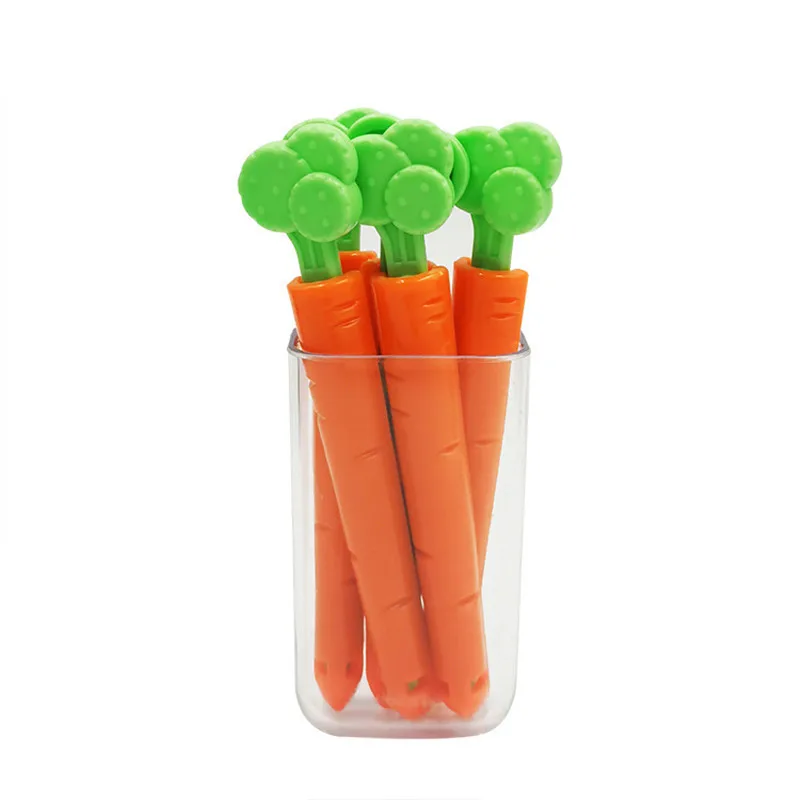 

Carrot Anti-lost Food Sealing Clip Creative Snack Sealing Clip 5 Pack Storage kitchen gadgets