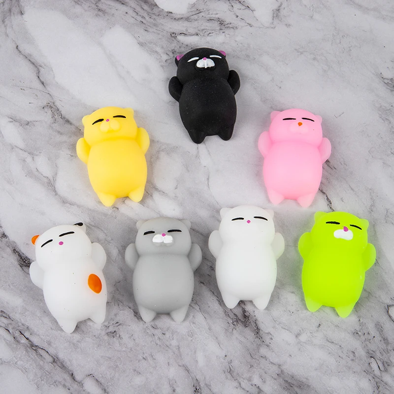 

Cute Cat Squeeze Healing Fun Kids Kawaii Toy Stress Reliever Decor fidget toys