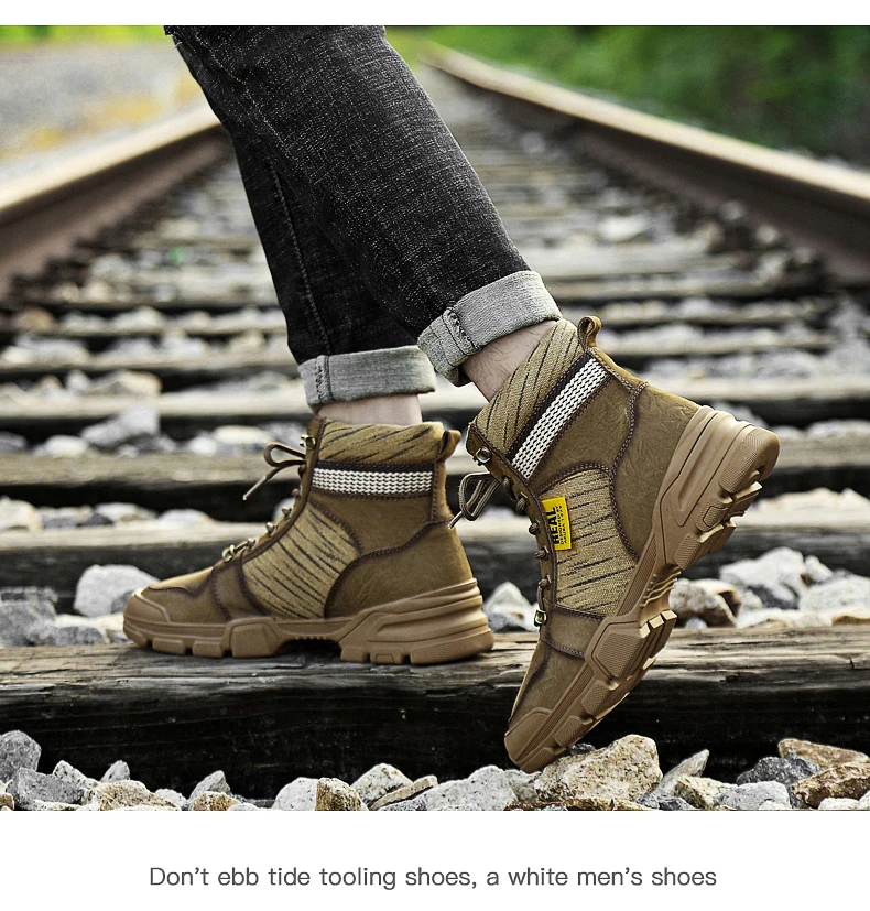 Weideng Plus Size 37-45 Genuine Leather Warm Boots Men Casual Winter Outdoor Women Snow Shoes High Quality Lace Up Soft Non Slip