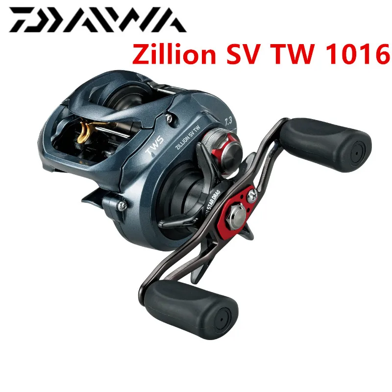 

100% оригинальная Рыболовная катушка DAIWA ZILLION SV TW Baitcast 1016H 1016HL 1016SH 1016SHL Низкопрофильная для ловли карпа
