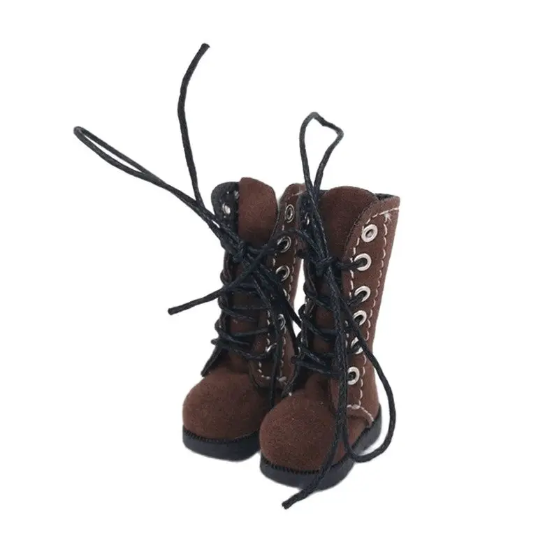 Tilda-Botas de mu&ntilde;eca Blythe de 3,2 cm, Mini zapatos de cuero para Blyth Azone BJD, zapatos de marionetas informales, accesorios, 1/8-1