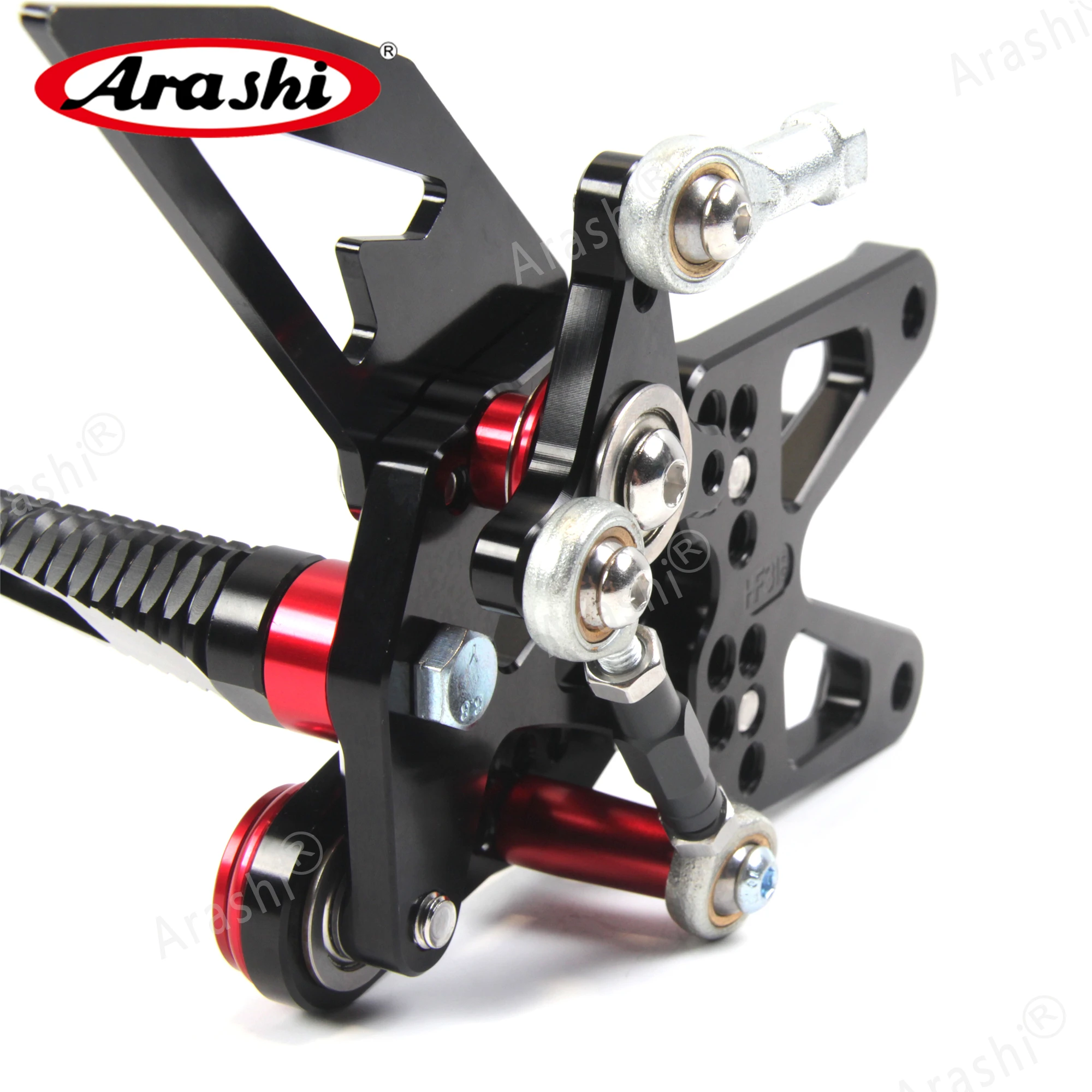 ARASHI CNC Регулируемые подножки для TRIUMPH DAYTONA 675 675R 2013- подножки Rider Rearset алюминий золото