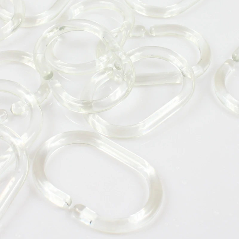 12 шт. качественные прозрачные крючки типа C для ванной водонепроницаемые