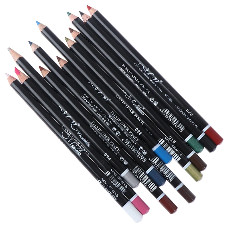 

12 Colors Waterproof Liquid Eyeliner Make Up Beauty Comestics Long-Lasting Eye Liner Pencil Makeup Tools For Eyeshadow