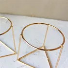 Цветочный горшок Геометрическая металлическая стойка для ухода за растениями стенд держатель садовый декор рекламная акция