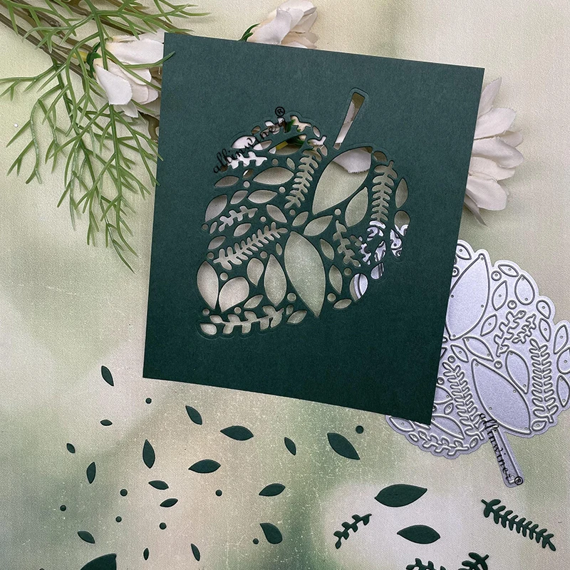 

Новые металлические Вырубные штампы в виде листьев для рукоделия, скрапбукинга, альбома, бумаги, вырубки для тиснения