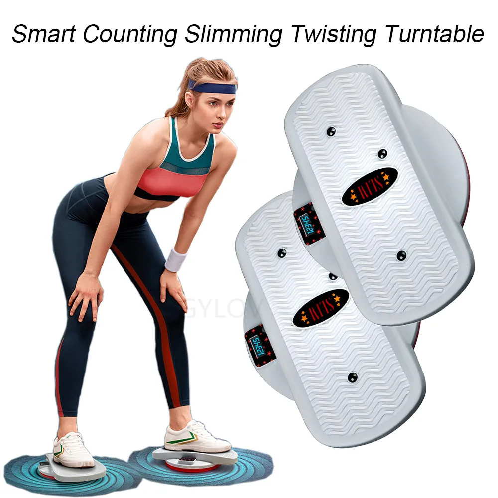 Smart Step Counting Twisting Plate Fitness Lose Weight Step Platform Fitness Double Pedal Magnet Waist Wriggling Plate