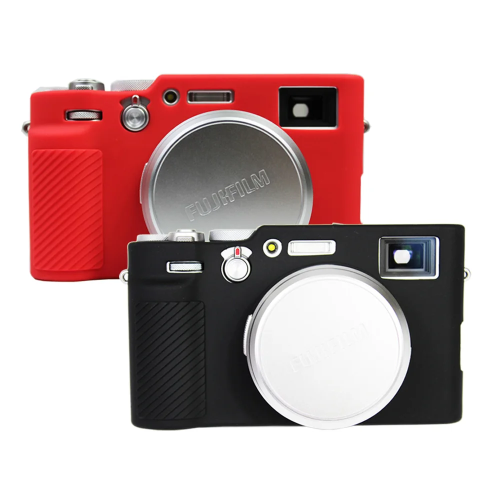 Мягкий резиновый чехол для камеры силиконовый Fujifilm Fuji X100V x100v защитный корпуса +