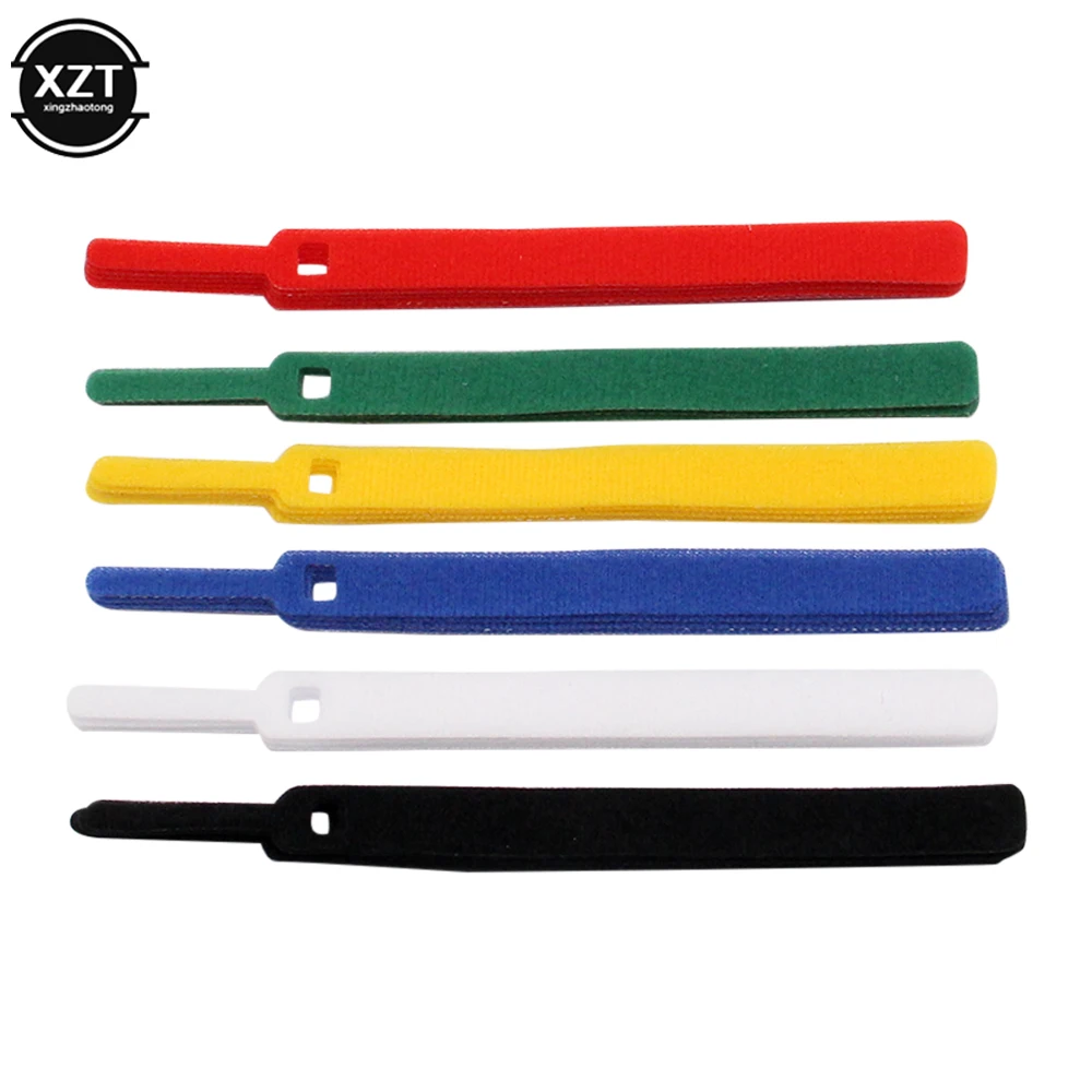 20 шт Кабельный организатор цветной зарядный кабель в нейлоновый оплетке с