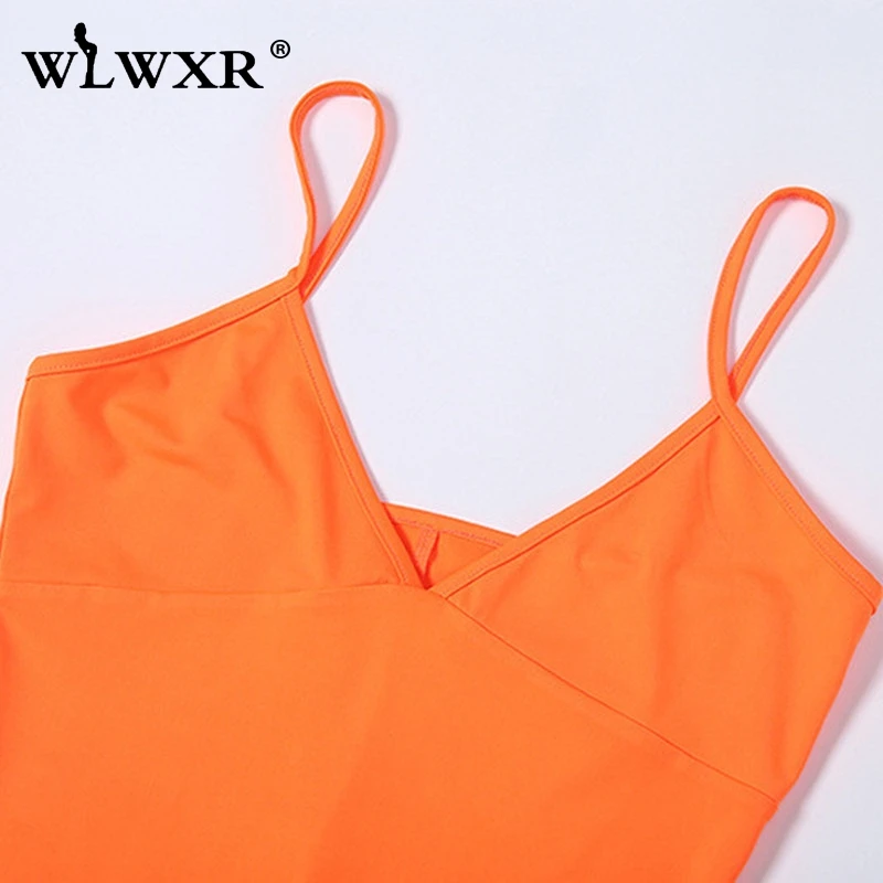 Женский Облегающий комбинезон WLWXR короткий без рукавов с открытой спиной на лето