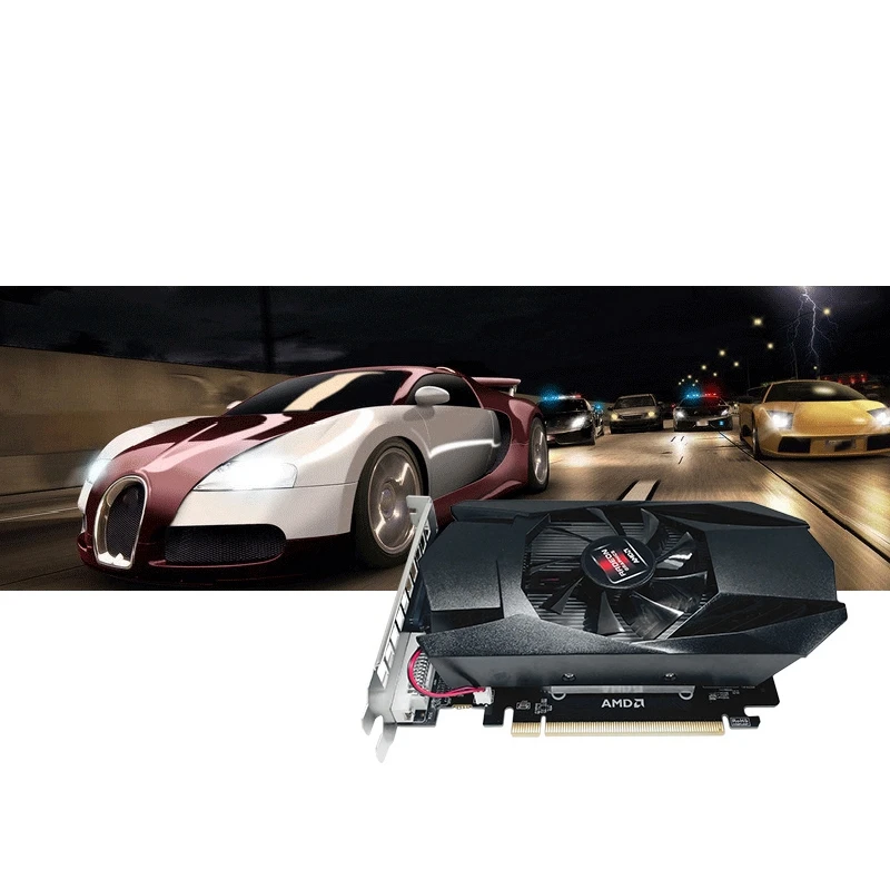 Hd 6570 1Gb image Card, High-Performance Computer image Card for Desktop Gaming Chassis