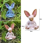 Коллекционные фигурки кошек Sphynx, медитация, миниатюрный Декор ручной работы, модель животного, декор для офиса, дома, сада