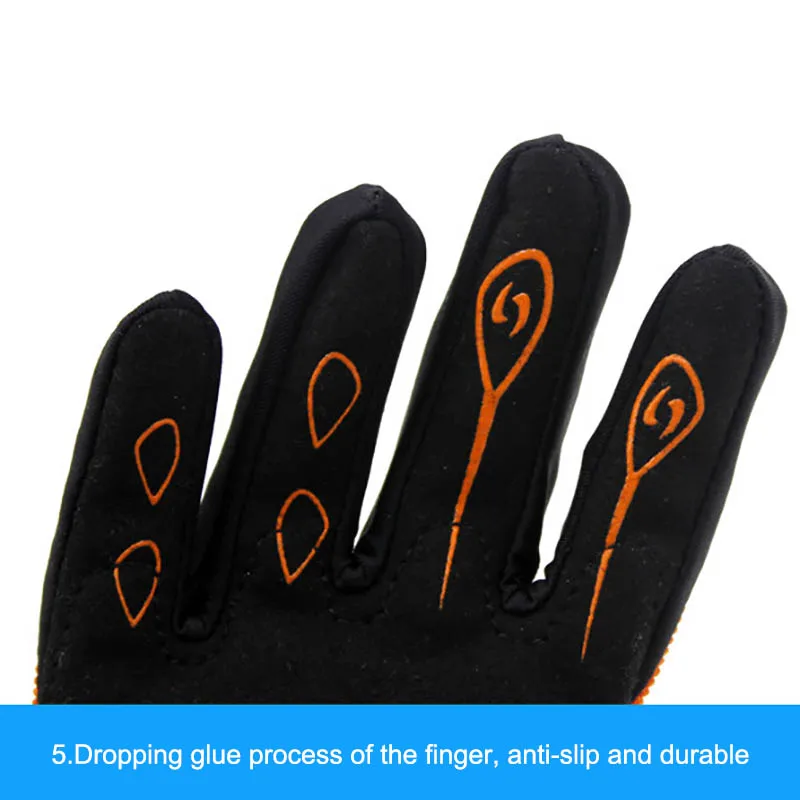 

Children Skating Gloves Full Finger Quick-release Adjustable Handwear Outdoor Snow Sports Accessories 3-12 Years