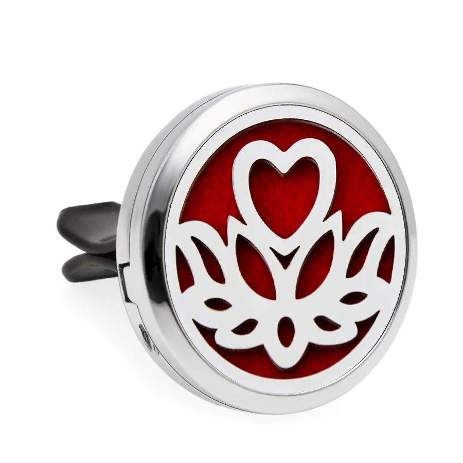 Оптовая продажа сердце цветок зажим для автомобильной вентиляционной решетки