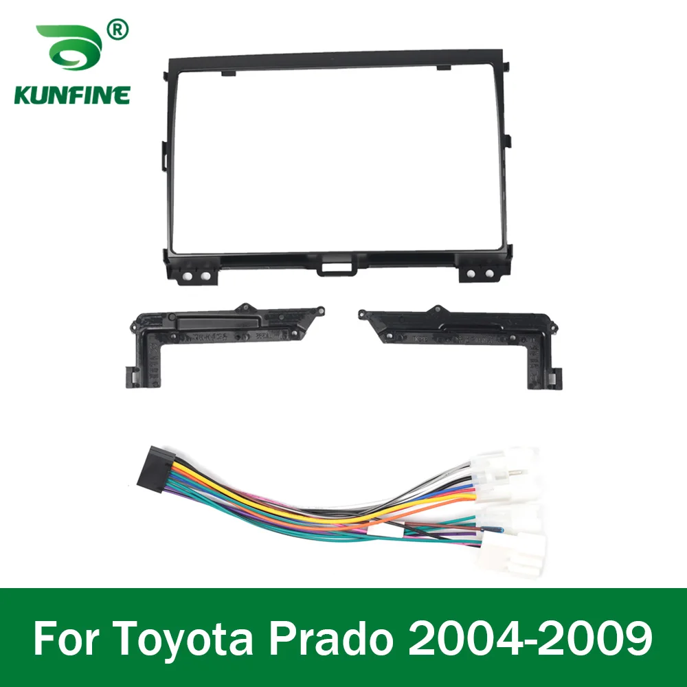 

Car GPS Navigation Stereo For Toyota Prado 2004-2009 Radio Fascias Panel Frame Fit 2Din 9 inch In Dash headunit screen