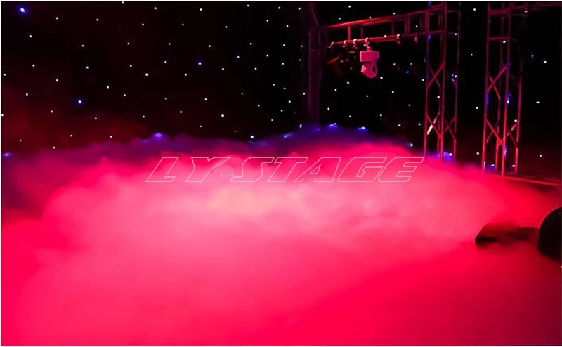 Бесплатная доставка 3000 Вт машина для тумана на водной основе низкого заземления