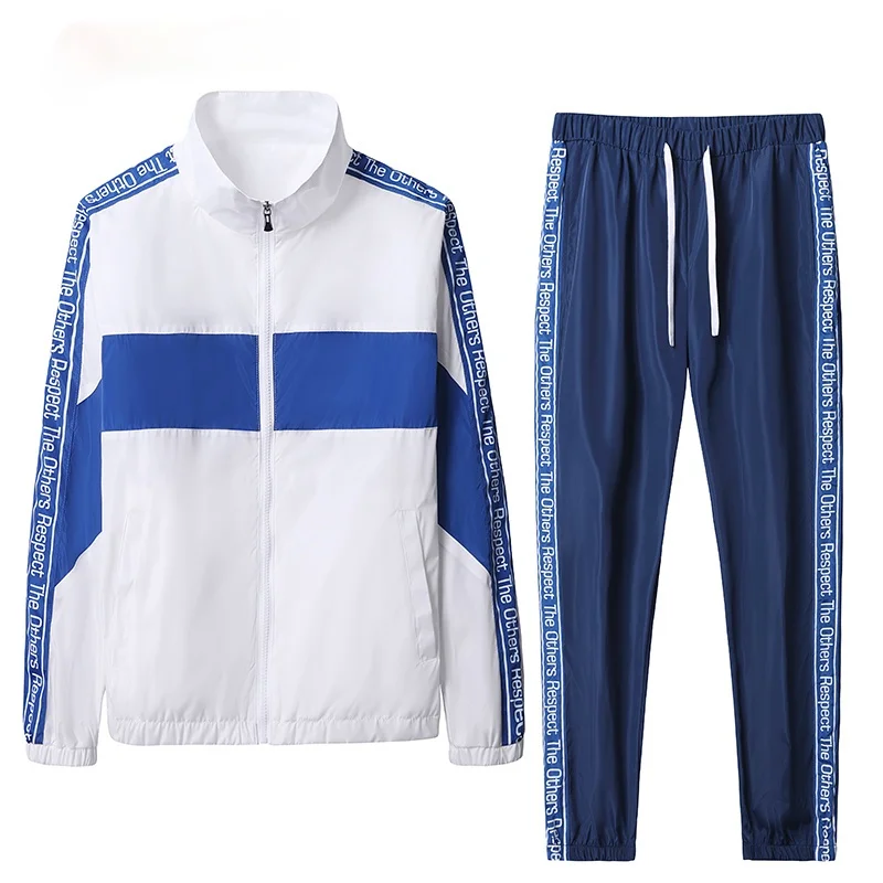 

Spring men's casual sports suit coat 2021 new Korean clothes two-piece set