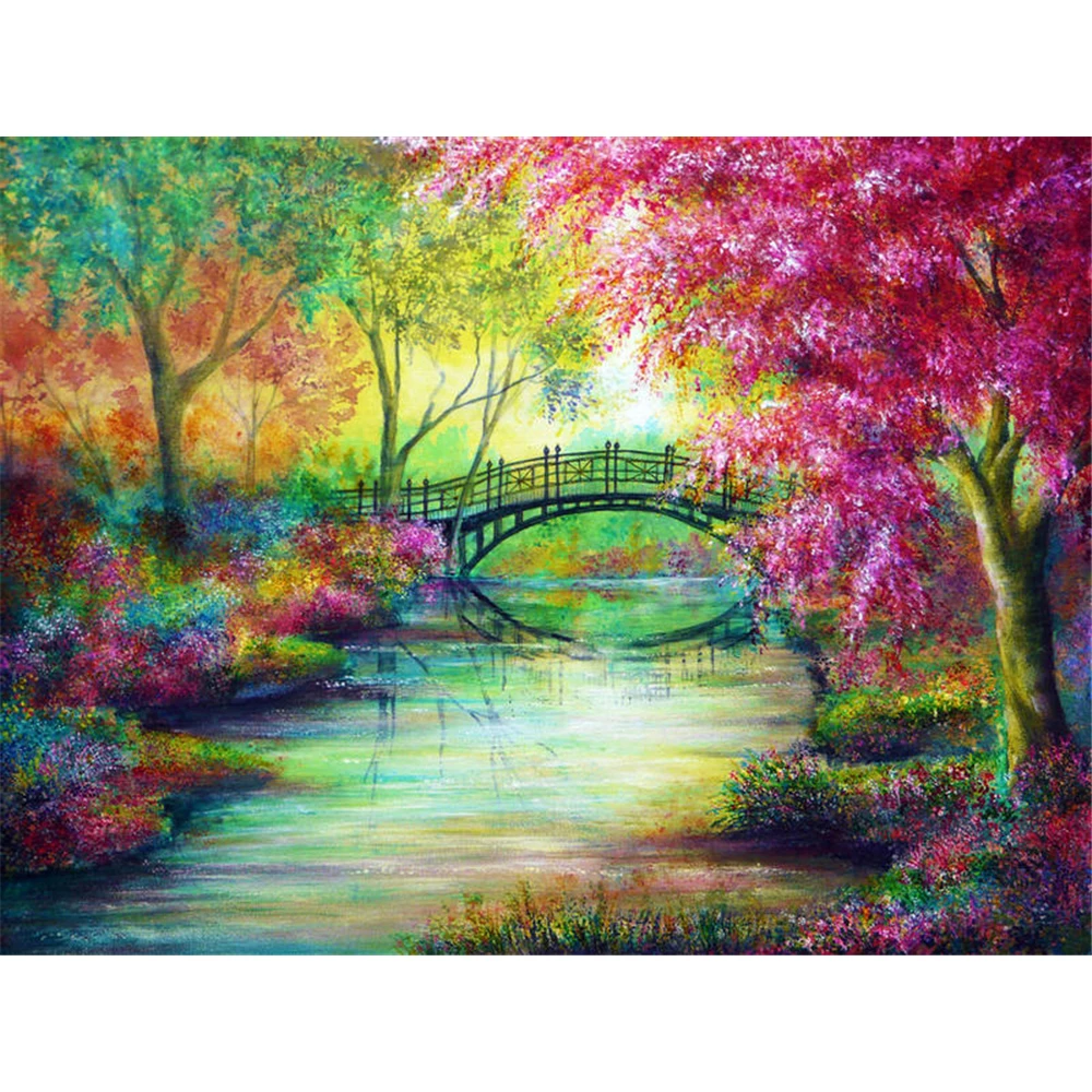 

Natural Scenery Dreams Of Elysium DIY Full Diamond Painting Diamond Embroidery Diamond Mosaic Kit Decor Christmas Decor