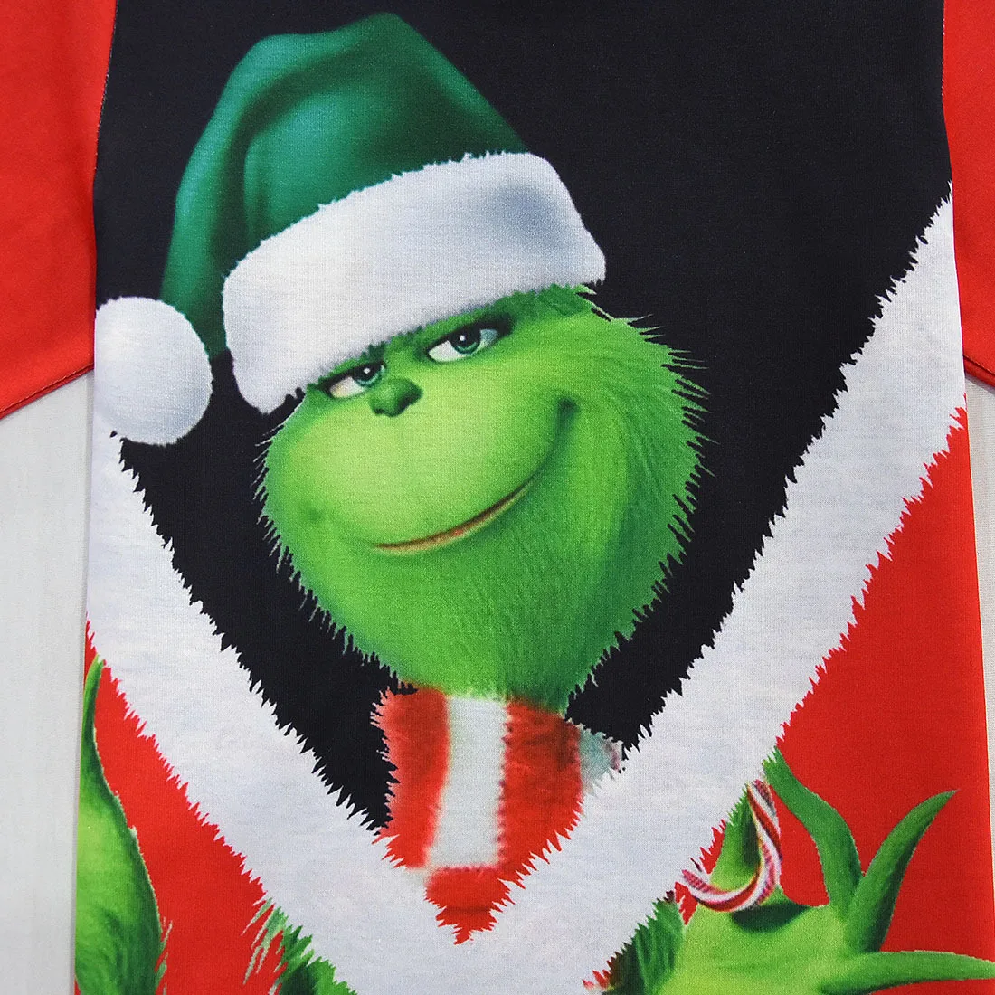 Рождественский пижамный комплект Grinch для мальчиков; Пижама для костюмированной вечеринки; Новинка; Рождественская Детская одежда для сна; комплект домашней одежды для костюмированной вечеринки; Рождественская детская одежда