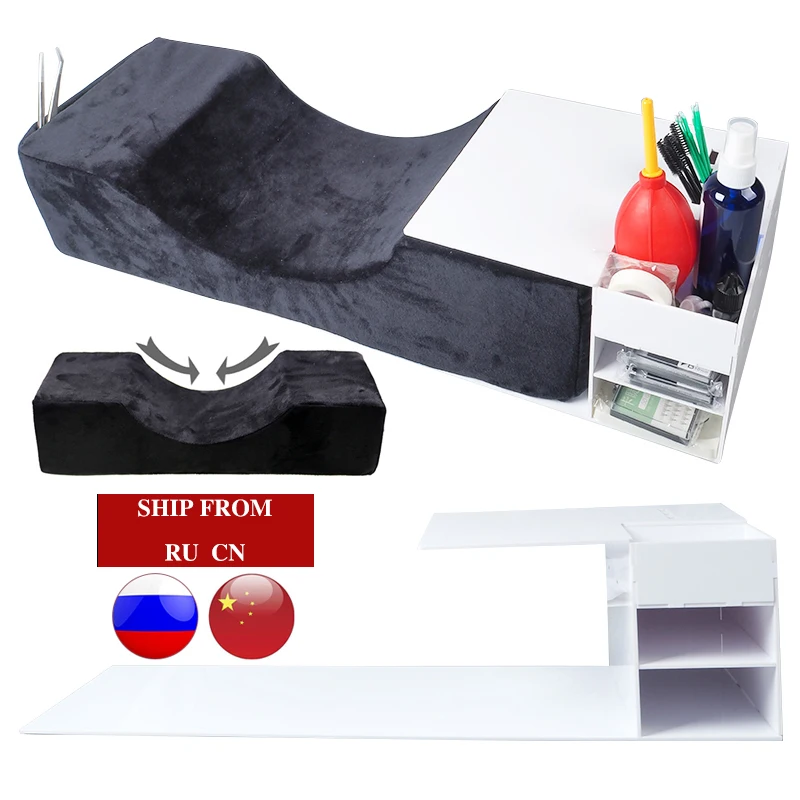 Профессиональная подушка для наращивания ресниц Прививка полка подголовника