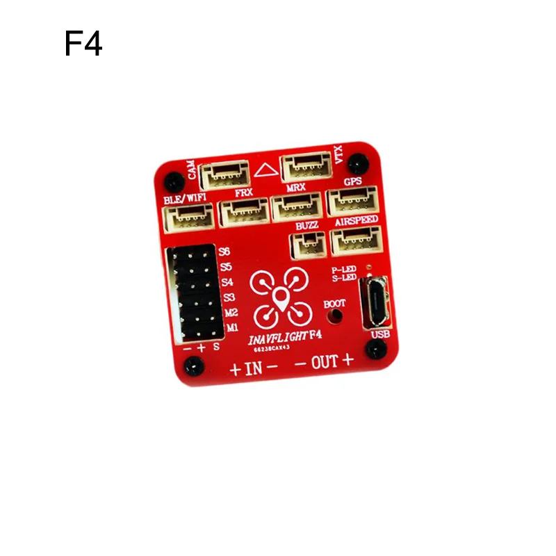 1 шт. INAV F4 Контроллер полета с фиксированным крылом интегрированная плата OSD 5V 3A BEC