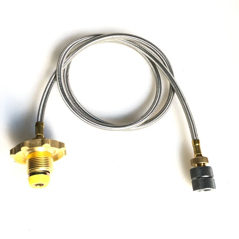 Outdoor Camping Butane Stove Gas Refill Adapter Cartridge Nozzle Bottle Screw Type Valve Canister Connector Propane Tank | Спорт и