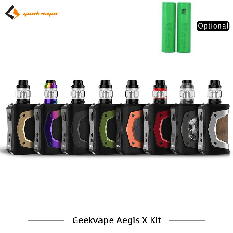Электронная сигарета Geekvape Aegis X Kit 200 Вт обслуживаемый атомайзер Двойной